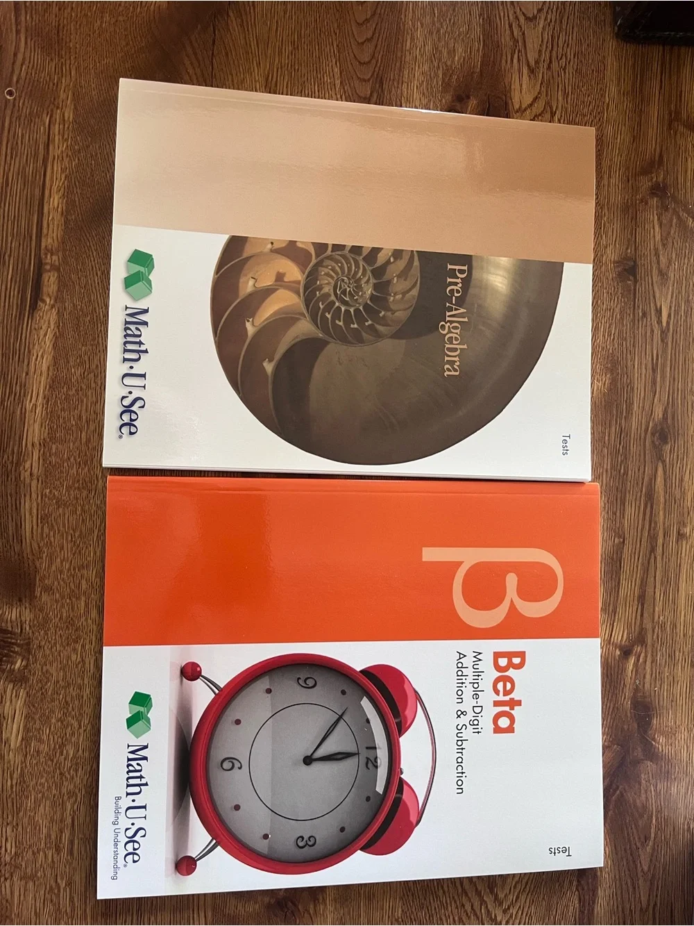 Math-u-see homeschool text books, cds, block set huge lot. Lots of grade levels